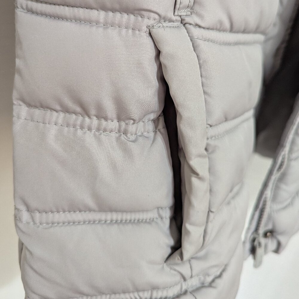U.S Polo ASSN Women's Puffer Jacket Grey Size S Hooded - Picture 6 of 8